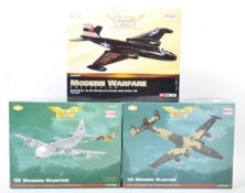 COLLECTION OF X3 CORGI AVIATION ARCHIVE DIECAST MODEL PLANES