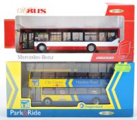 TWO CMNL CREATIVE MASTER 1/76 SCALE DIECAST MODEL BUSES