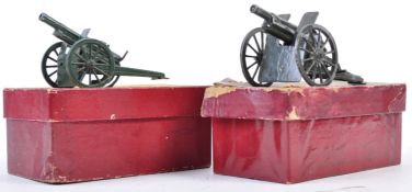 TWO VINTAGE W BRITAIN 1201 ROYAL ARTILLERY GUNS