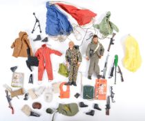 COLLECTION OF VINTAGE PALITOY ACTION MAN FIGURES AND ACCESSORIES