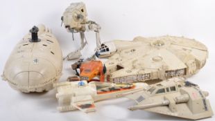 COLLECTION OF VINTAGE STAR WARS ACTION FIGURE PLAYSETS