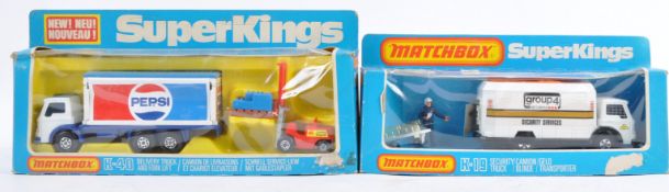 TWO ORIGINAL VINTAGE MATCHBOX SUPERKINGS DIECAST MODELS