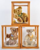 COLLECTION OF X3 STEIFF DANBURY MINT TEDDY BEARS