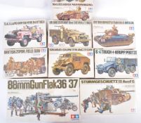 COLLECTION OF TAMIYA 1/35 SCALE PLASTIC FIGURE SETS