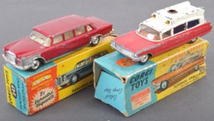 TWO ORIGINAL VINTAGE CORGI TOYS DIECAST MODEL CARS