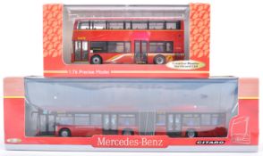 TWO CMNL CREATIVE MASTERS UKBUS SCALE DIECAST MODELS