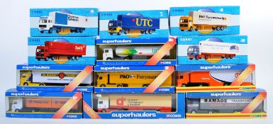 COLLECTION OF CORGI SUPERHAULERS DIECAST SCALE VEHICLES