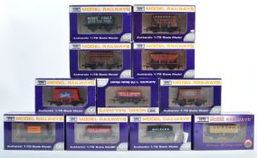 COLLECTION OF DAPOL 00 GAUGE RAILWAY LOCOMOTIVE WAGONS