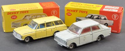 TWO VINTAGE DINKY TOYS BOXED DIECAST MODELS - VAUXHALL