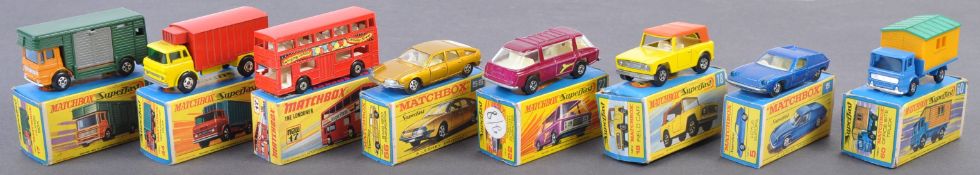 COLLECTION OF VINTAGE MATCHBOX SUPERFAST BOXED DIECAST MODELS