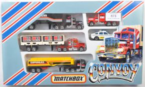 ORIGINAL VINTAGE MATCHBOX CONVOY DIECAST MODEL GIFT SET