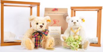 TWO ORIGINAL GERMAN STEIFF TEDDY BEARS