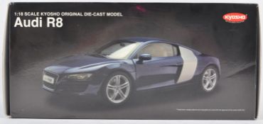 ORIGINAL KYOSHO MADE 1/18 SCALE DIECAST AUDI R8