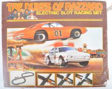 ORIGINAL VINTAGE DUKES OF HAZZARD ELECTRIC SLOT RACING SET