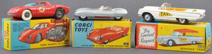 COLLECTION OF VINTAGE CORGI TOYS BOXED DIECAST MODELS