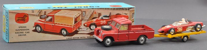 ORIGINAL VINTAGE CORGI TOYS GIFT SET 17 LAND ROVER FERRARI RACING CAR