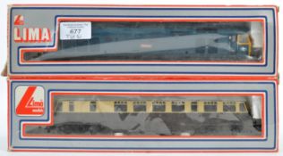 TWO LIMA 00 GAUGE MODEL RAILWAY DIESEL LOCOMOTIVES