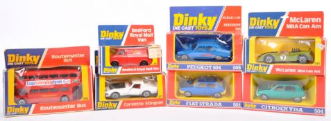COLLECTION OF ORIGINAL VINTAGE DINKY TOYS DIECAST MODEL VEHICLES