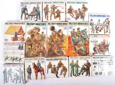 COLLECTION OF TAMIYA 1/35 SCALE PLASTIC FIGURE SETS