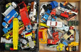 COLLECTION OF ASSORTED VINTAGE CORGI, DINKY & MATCHBOX DIECAST