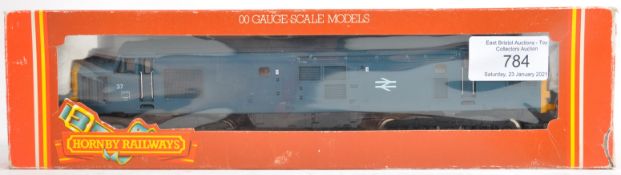 HORNBY RAILWAYS R369 BR CLASS 37 DIESEL BLUE LOCOMOTIVE