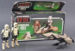 ORIGINAL VINTAGE KENNER STAR WARS ACTION FIGURE PLAYSET SPEEDER BIKE
