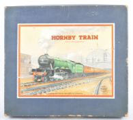 HORNBY SERIES 0 GAUGE 201 TANK GOODS CLOCKWORK TRAIN SET