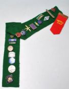 LARGE QUANTITY OF GIRL GUIDE ENAMEL PIN BADGES