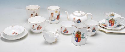 LARGE QUANTITY OF 20TH CENTURY ROYAL DOULTON COMMEMORATIVE BONE CHINA CERAMICS