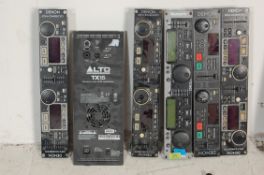 COLLECTION OF 21ST CENTURY AUDIO HI FI EQUIPMENT TO INCLUDE DENON, NUMARK