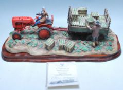 BORDER FINE ARTS - A2142 - CUT AND CRAFTED - TRACTOR STATUE