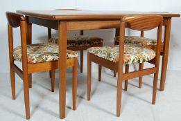 MEREDEW - BRITISH MODERN DESIGN TEAK WOOD DINING TABLE AND CHAIRS