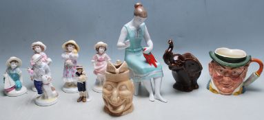 COLLECTION OF CERAMICS - ROYAL DOULTON, COALPORT ETC
