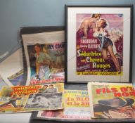 COLLECTION OF 1950S AMERICAN WESTERN CINEMA MOVIE POSTERS