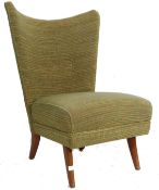 BELIEVED HOWARD KEITH MID CENTURY WINGBACK EASY / LOUNGE CHAIR