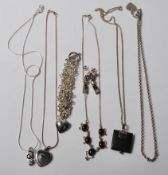 COLLECTION OF .925 SILVER JEWELLERY