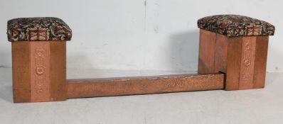 ART NOUVEAU EARLY 20TH CENTURY 1930S COPPER CLUB FIRE FENDER