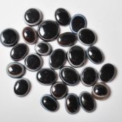 ANTIQUE BANDED AGATE POLISHED HALF STONES