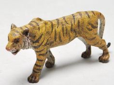 ANTIQUE STYLE VICTORIAN BRONZE FIGURINE OF A TIGER