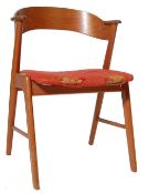 KAI KRISTIANSEN - KS MOBELFABRIK - RETRO VINTAGE TEAK WOOD CHAIR