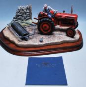 BORDER FINE ARTS - B0094 - TURNING WITH CARE - TRACTOR STATUE