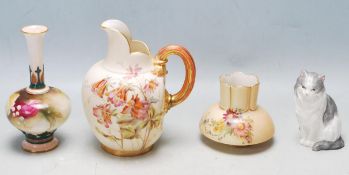 FOUR EARLY 20TH CENTURY ROYAL WORCESTER CERAMIC WARE