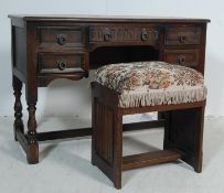 EARLY 20TH CENTURY JACOBEAN REVIVAL WRITING DESK