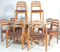 LATE 20TH CENTURY VINTAGE EXTENDING PINE TABLE