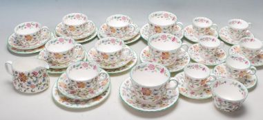 MINTON HADDON HAll FINE BONE CHINA TEA SERVICE