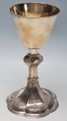 MID 20TH CENTURY SIVER MEDIEVAL CHAILCE CUP