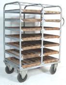LARGE RETRO VINTAGE INDUTRIAL FACTORY TROLLEY