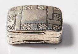 GEORGIAN SAMUEL PEMBERTON SILVER VINAIGRETTE