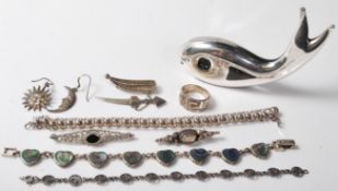 COLLECTION OF .925 SILVER JEWELLERY