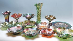 LARGE COLLECTION OF VINTAGE CARNIVAL GLASS